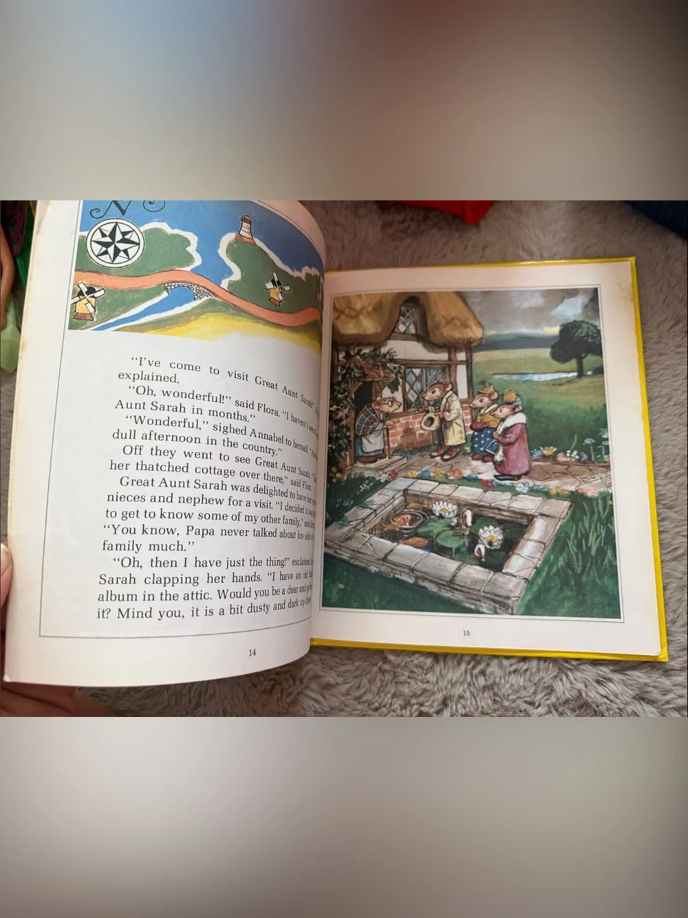 Annabel Visits The Country by Barbara Hayes Large Hardcover 1986 VINTAGE